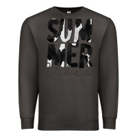 Smoke Summer Vibes Black White Cowhide Premium Sweatshirt - CowCowDesign