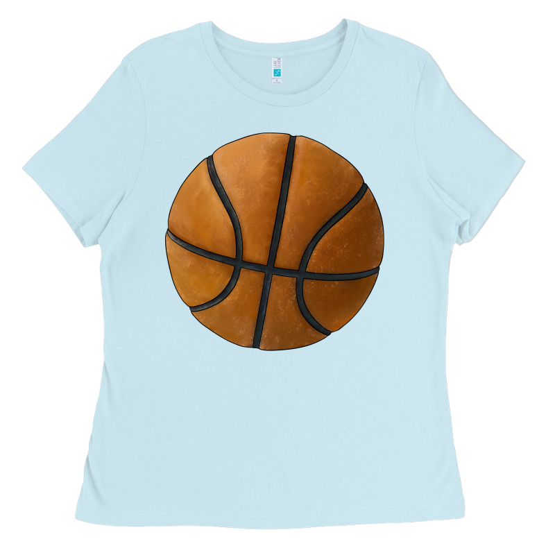 Basketball Ball Ladies Tee by JahusDesignShop | Teevron