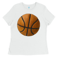 White basketball ball Ladies Tee - JahusDesignShop