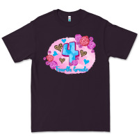 Plum back to school flowers fourth grade 3200x2400 Premium Tee - AdoDesignShop