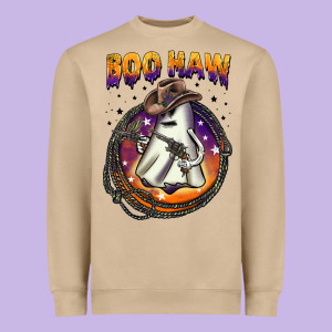Boo Haw Heavyweight Sweatshirt Designed By Barkaloodesign