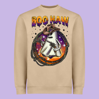 Boo Haw Heavyweight Sweatshirt Designed By Barkaloodesign