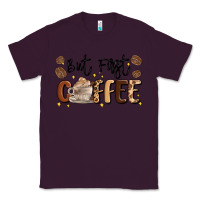 Plum but first coffee Classic Tee - MaliasSmallBusiness