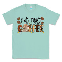Seafoam but first coffee Classic Tee - MaliasSmallBusiness