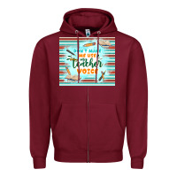 Burgundy don't make me use my teacher voice Zipper Hoodie - TumblerDesignByShophia