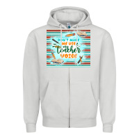 Dove Grey don't make me use my teacher voice Zipper Hoodie - TumblerDesignByShophia
