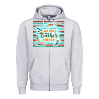 Heather Grey don't make me use my teacher voice Zipper Hoodie - TumblerDesignByShophia