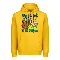 Lemon Take me out to the ballgame Premium Hoodie - HowdyJamesFarm