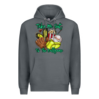 Rock Take me out to the ballgame Premium Hoodie - HowdyJamesFarm