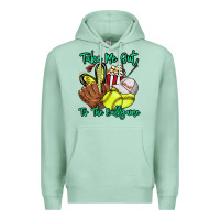 Seafoam Take me out to the ballgame Premium Hoodie - HowdyJamesFarm