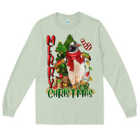 Matcha merry christmas penguin Long Sleeve Tee - LillyAllenDesigns