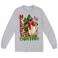 Moon Dust merry christmas penguin Long Sleeve Tee - LillyAllenDesigns