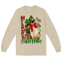 Mushroom merry christmas penguin Long Sleeve Tee - LillyAllenDesigns
