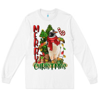White merry christmas penguin Long Sleeve Tee - LillyAllenDesigns