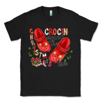 Black christmas crocin around the tree Classic Tee - CowhideDigitalArt
