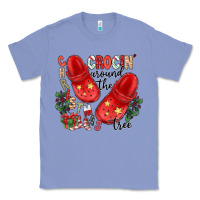 Colony Blue christmas crocin around the tree Classic Tee - CowhideDigitalArt