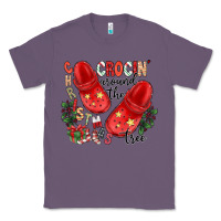 Lavender christmas crocin around the tree Classic Tee - CowhideDigitalArt