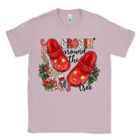 Lilac christmas crocin around the tree Classic Tee - CowhideDigitalArt