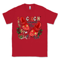 Red christmas crocin around the tree Classic Tee - CowhideDigitalArt