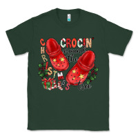 Sports Green christmas crocin around the tree Classic Tee - CowhideDigitalArt