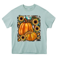Arona sunflowers, pumpkin, cowhide, serape Heavy Core Tee - JahusDesignShop