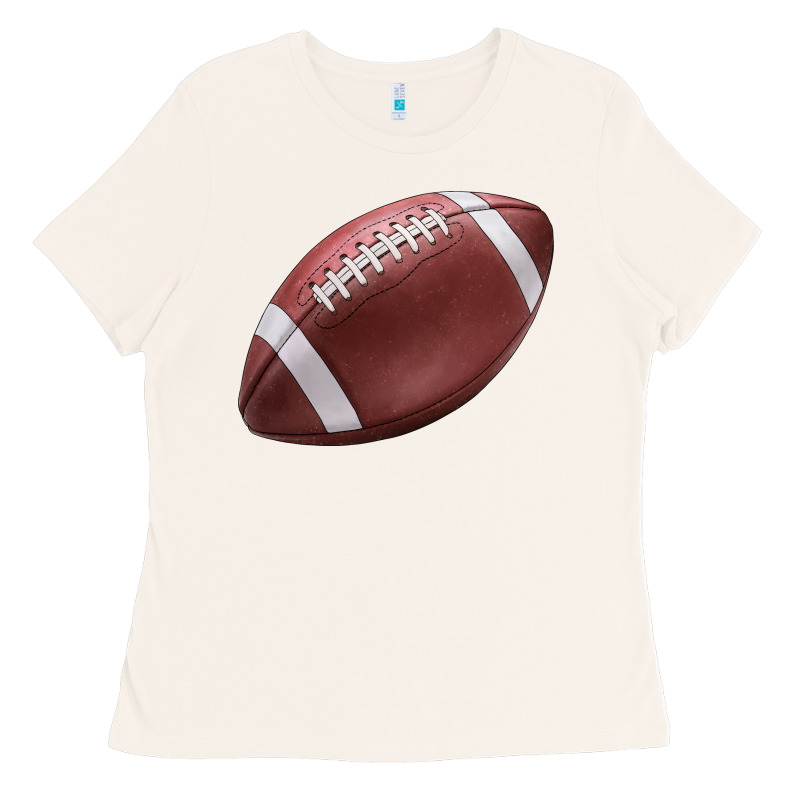 Football Ball Ladies Tee by JahusDesignShop | Teevron