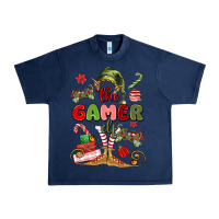 Navy the gamer elf Urban Heavy Tee - MaliasSmallBusiness