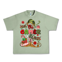 Oil Green the gamer elf Urban Heavy Tee - MaliasSmallBusiness