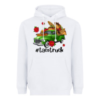 White tacotruck olivia Heavyweight Hoodie - OliviaCreatesArt