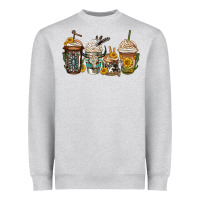 Heather Grey bull skull western coffee cups Heavyweight Sweatshirt - Jasminsmagicworld