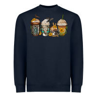 Navy bull skull western coffee cups Heavyweight Sweatshirt - Jasminsmagicworld