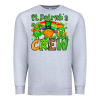 Heather Grey St. Patrick's Day crew Premium Sweatshirt - OliviaCreatesArt