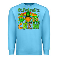 Ocean Blue St. Patrick's Day crew Premium Sweatshirt - OliviaCreatesArt