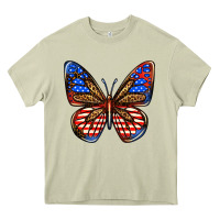 Mossy 4th of july butterfly Heavy Core Tee - BundleAndBundleShop