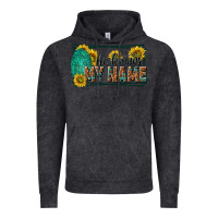 Vintage Black he knows my name isaiah 43 1 Vintage Hoodie - NancyCooperArtShop