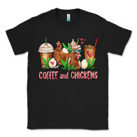 Black chicken   coffee cups Classic Tee - MaliasSmallBusiness