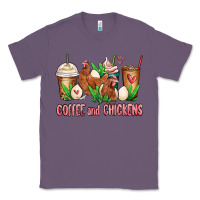 Lavender chicken   coffee cups Classic Tee - MaliasSmallBusiness