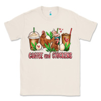 Natural chicken   coffee cups Classic Tee - MaliasSmallBusiness
