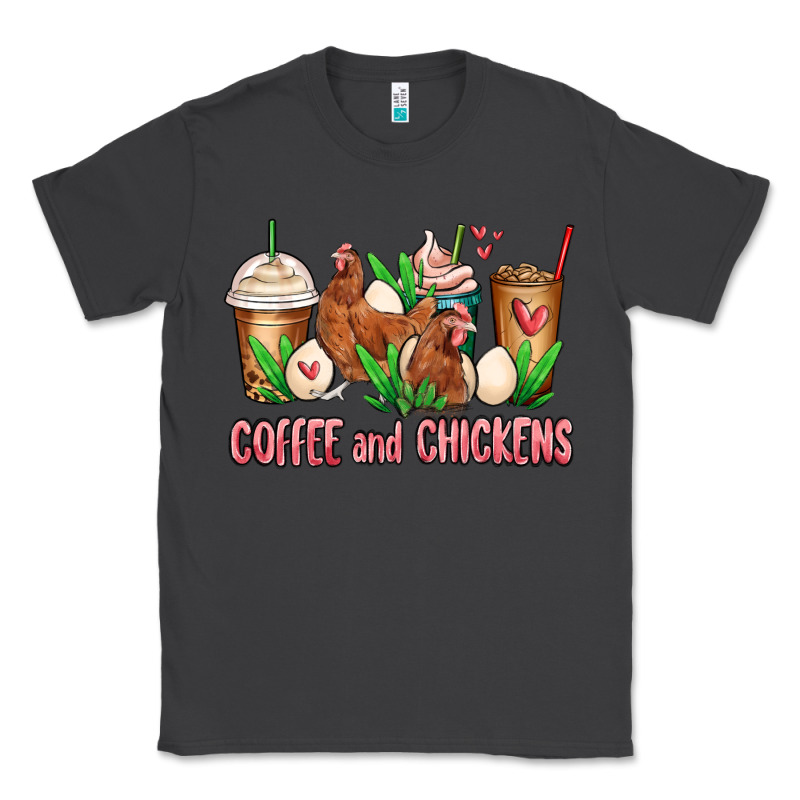 Chicken   Coffee Cups Classic Tee by MaliasSmallBusiness | Teevron