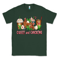 Sports Green chicken   coffee cups Classic Tee - MaliasSmallBusiness