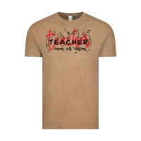 Vintage Coffee christmas teacher Vintage Tee - MaliasSmallBusiness
