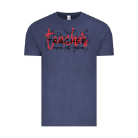 Vintage Denim christmas teacher Vintage Tee - MaliasSmallBusiness