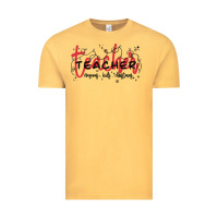 Vintage Mustard christmas teacher Vintage Tee - MaliasSmallBusiness