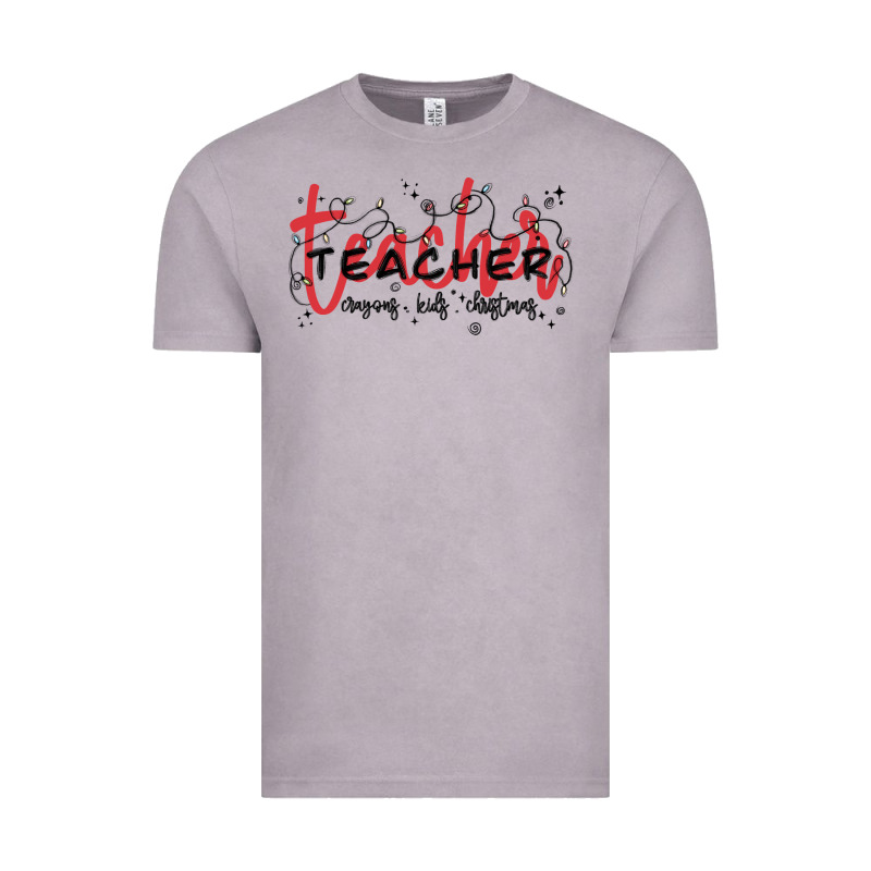 Christmas Teacher Vintage Tee by MaliasSmallBusiness | Teevron