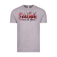 Vintage Zinc christmas teacher Vintage Tee - MaliasSmallBusiness