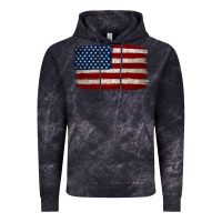 Cloud Black Distressed American Flag Vintage Hoodie - Jasminsmagicworld