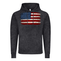 Vintage Black Distressed American Flag Vintage Hoodie - Jasminsmagicworld