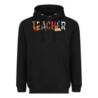 Black teacher Heavyweight Hoodie - OliviaCreatesArt