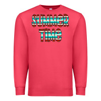 Cardinal summer time serape doodle Premium Sweatshirt - CowCowDesign