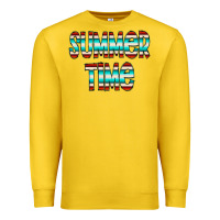 Lemon summer time serape doodle Premium Sweatshirt - CowCowDesign